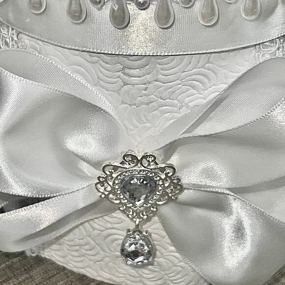 Set (3) Handmade Christmas Ornament w/Box & Candle, White Elephant Gift/Present - Picture 11 of 16